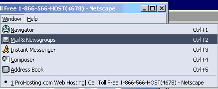Switch to Mail & newsgroups with CTRL+2